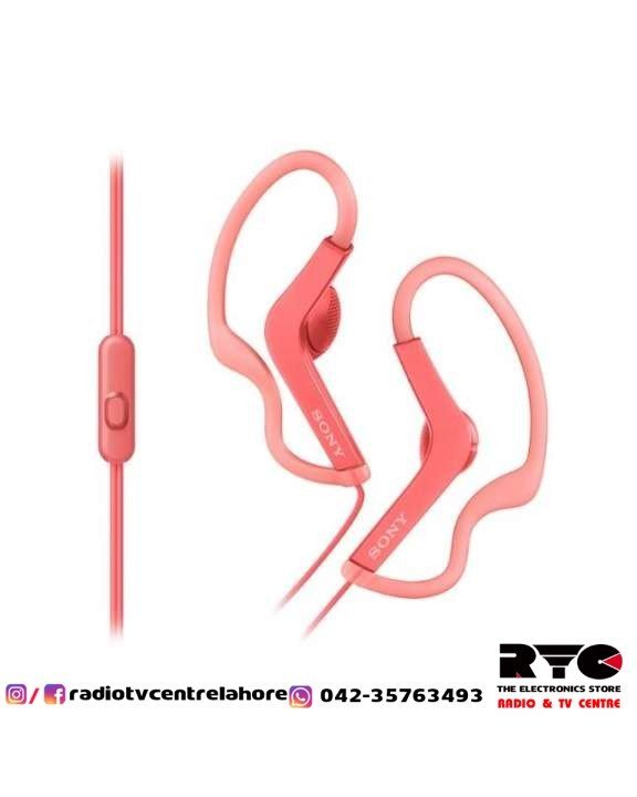 Mdr-As210Ap Sony Sports Wired In-Ear Headphones Pink