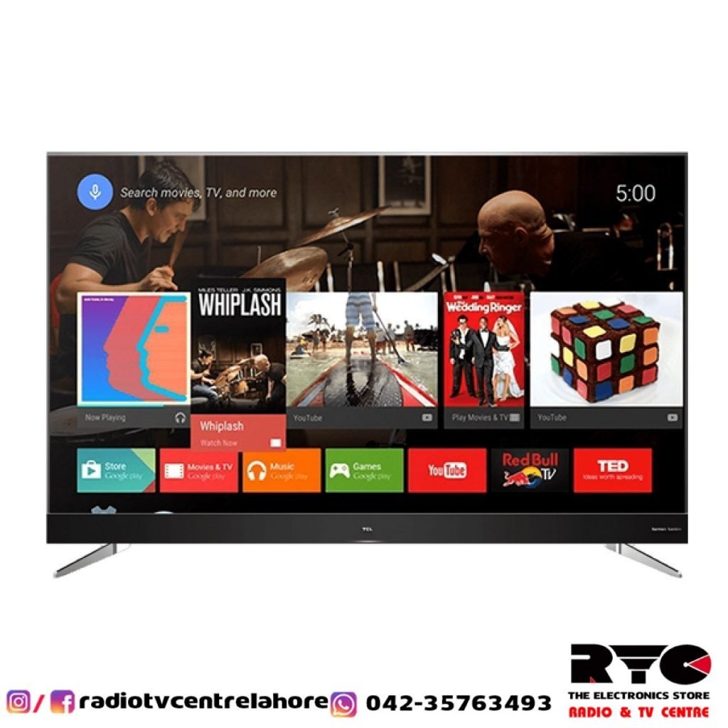 L55C2US TCL Android Smart 4K LED TV 55 Inch Black