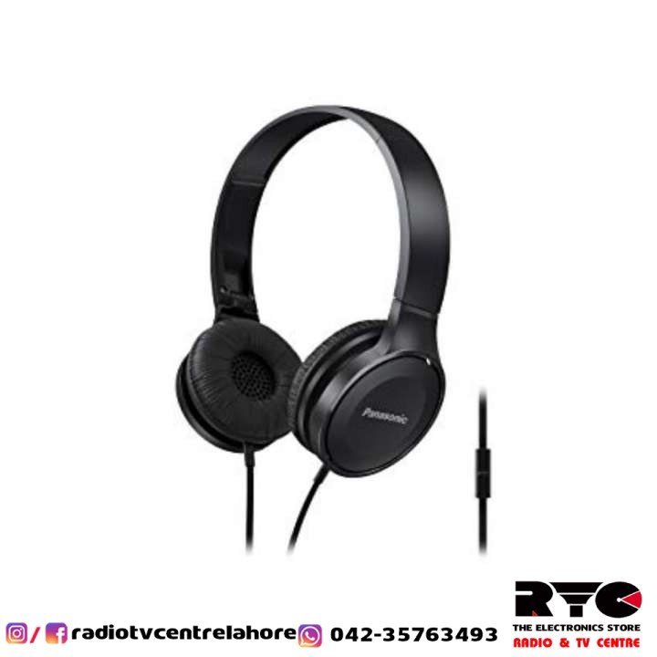 RP-HF500M Panasonic Portable Wired On-Ear Headphones Black