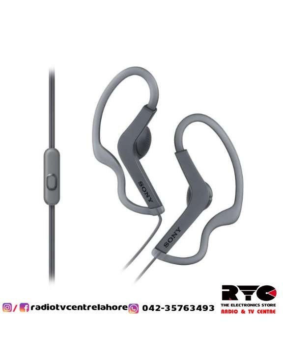 Mdr-As210Ap Sony Sports Wired In-Ear Headphones Black