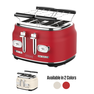 WKTTBD809WH Westinghouse 4-Slice Toaster Retro