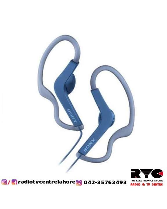 Mdr-As210Ap Sony Sports Wired In-Ear Headphones Blue