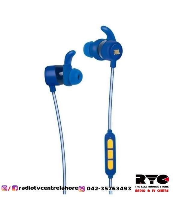 JBLREFMINIBT JBL Reflect Mini Bluetooth Wireless In-Ear Headphones Blue