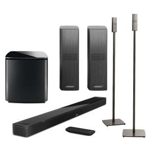 Bose Soundbar Ultra with Base Module 700 OmniJewel Speaker & Floor Stand