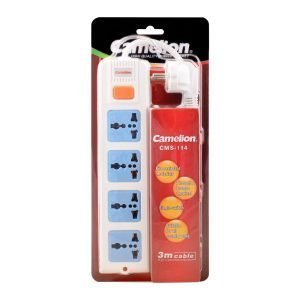 CMS-114 Camelion Extension Lead (3Mtr 4Sockets)