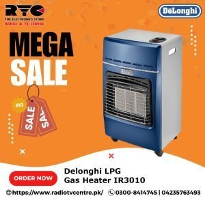 Delonghi LPG Gas Heater IR3010 (1400-2800-4200W) Blue