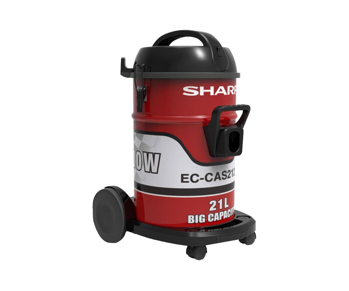 EC-CA2121 Sharp Vacuum Cleaner (2100W) Silver Red
