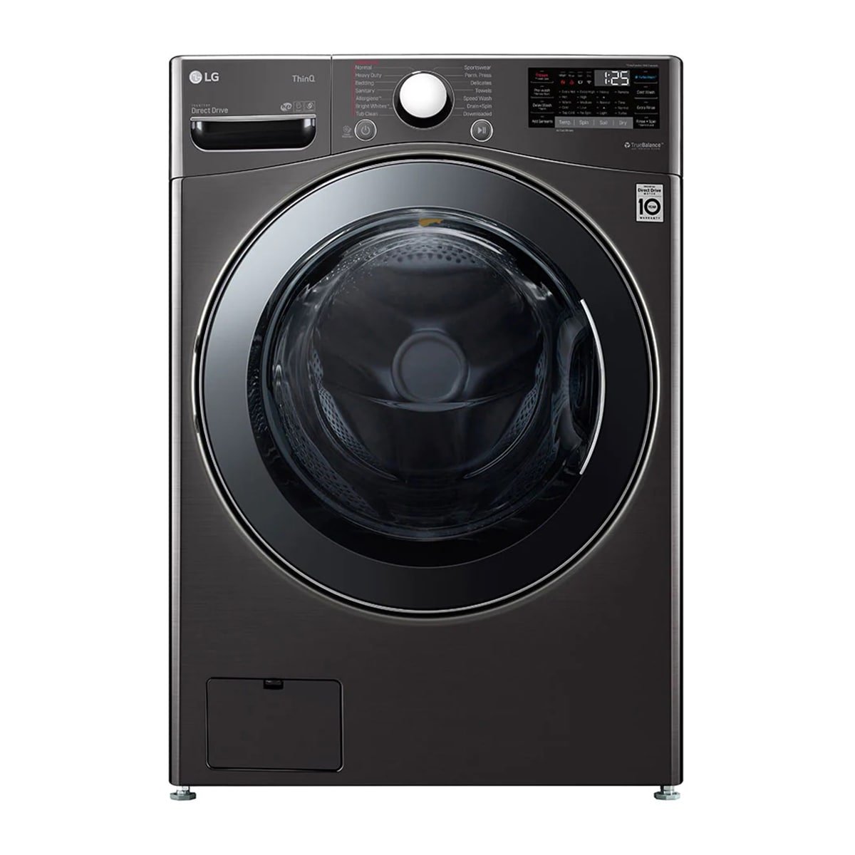 F0L2CRV2T2 LG Front Load Washer & Dryer 20KG Dry 12KG Silver