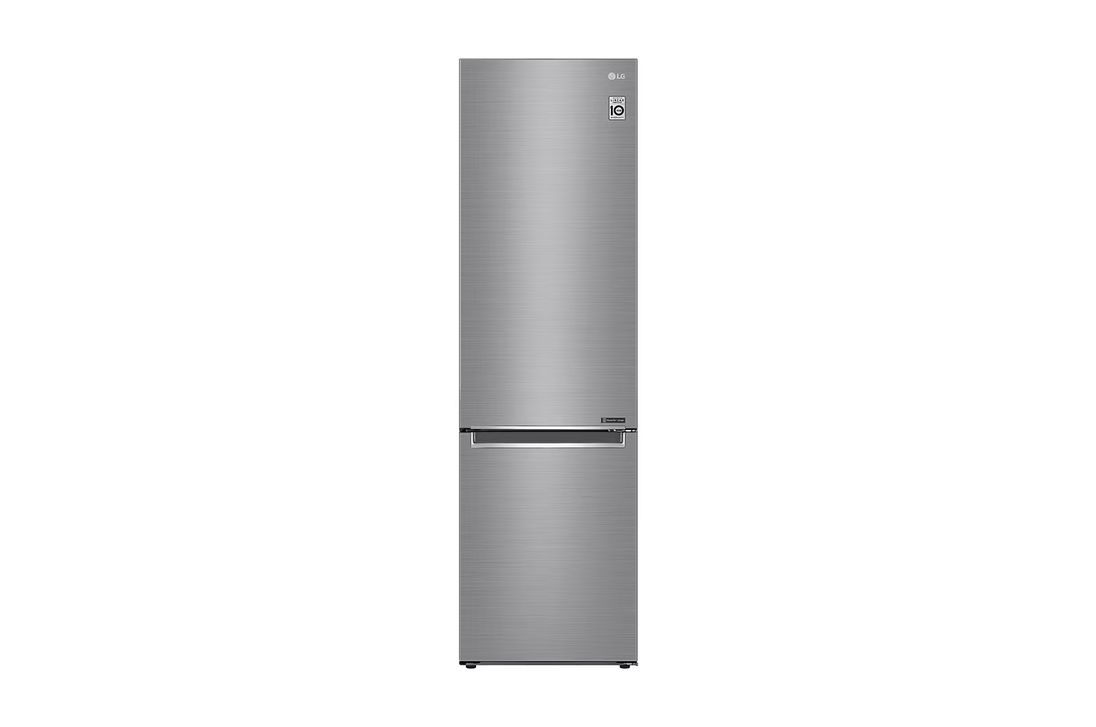 GBB62PZGFN LG No Frost Fridge Freezer (384L) Shiny Steel