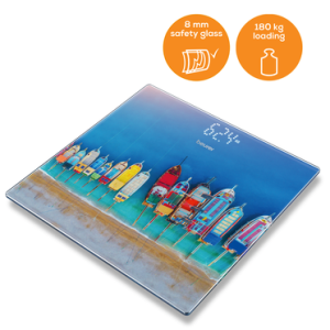 GS215 Beurer Digital Glass Scale (Relax / Boats)