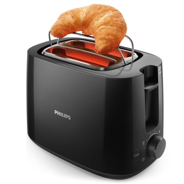 HD2581 Philips Toaster Two Slots Black - Image 2