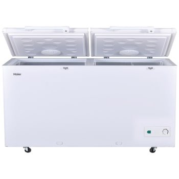 HDF-385H Haier Double Door Deep Freezer 385 Ltr White