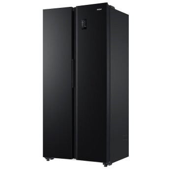 HRF-522IBS Haier Inverter Side By Side Refrigerator 425Ltr Black Metal