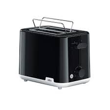 HT1010 Braun 2 Slot Toaster Black