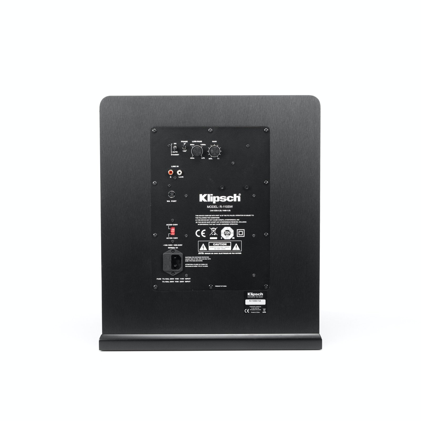 Klipsch R-110SW Reference Subwoofer Speaker - Image 2