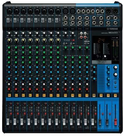 MG-16XUE Yamaha Power Mixer 16 Ch with USB Black