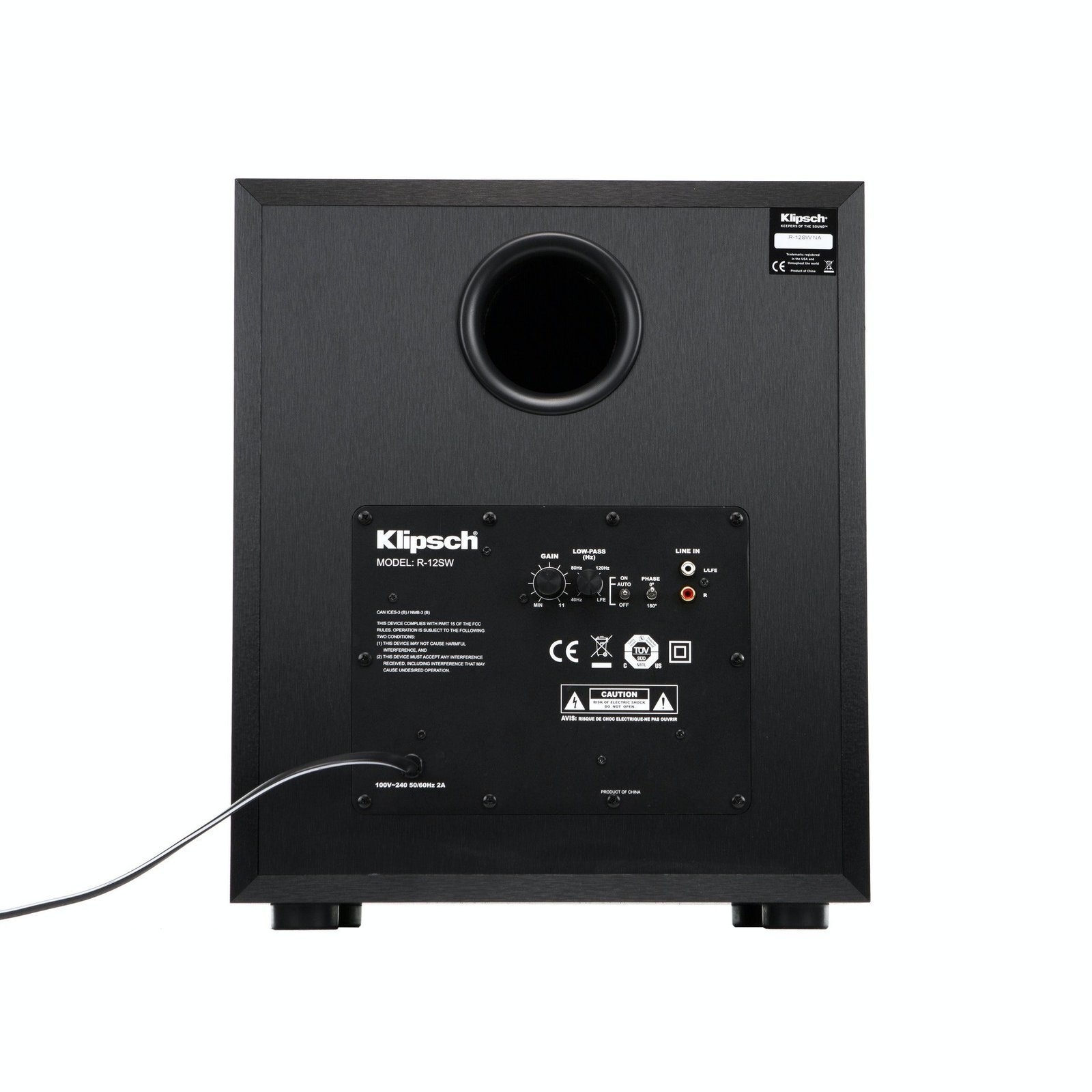R-121SW Klipsch Subwoofer Speaker - Image 2