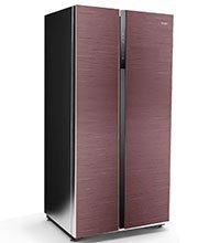 HRF-622ICG Haier Side by Side Refrigerator Inverter Chocolate Glass Door
