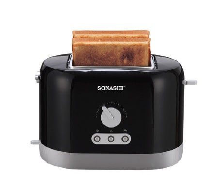 ST209 Sonashi Toaster 2 Slice Black