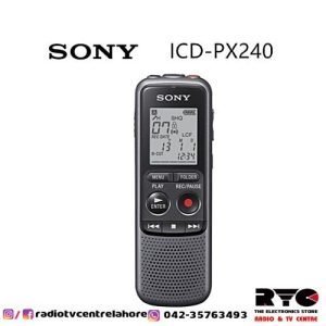 ICD-PX240 Sony Mono Digital Voice Recorder Black