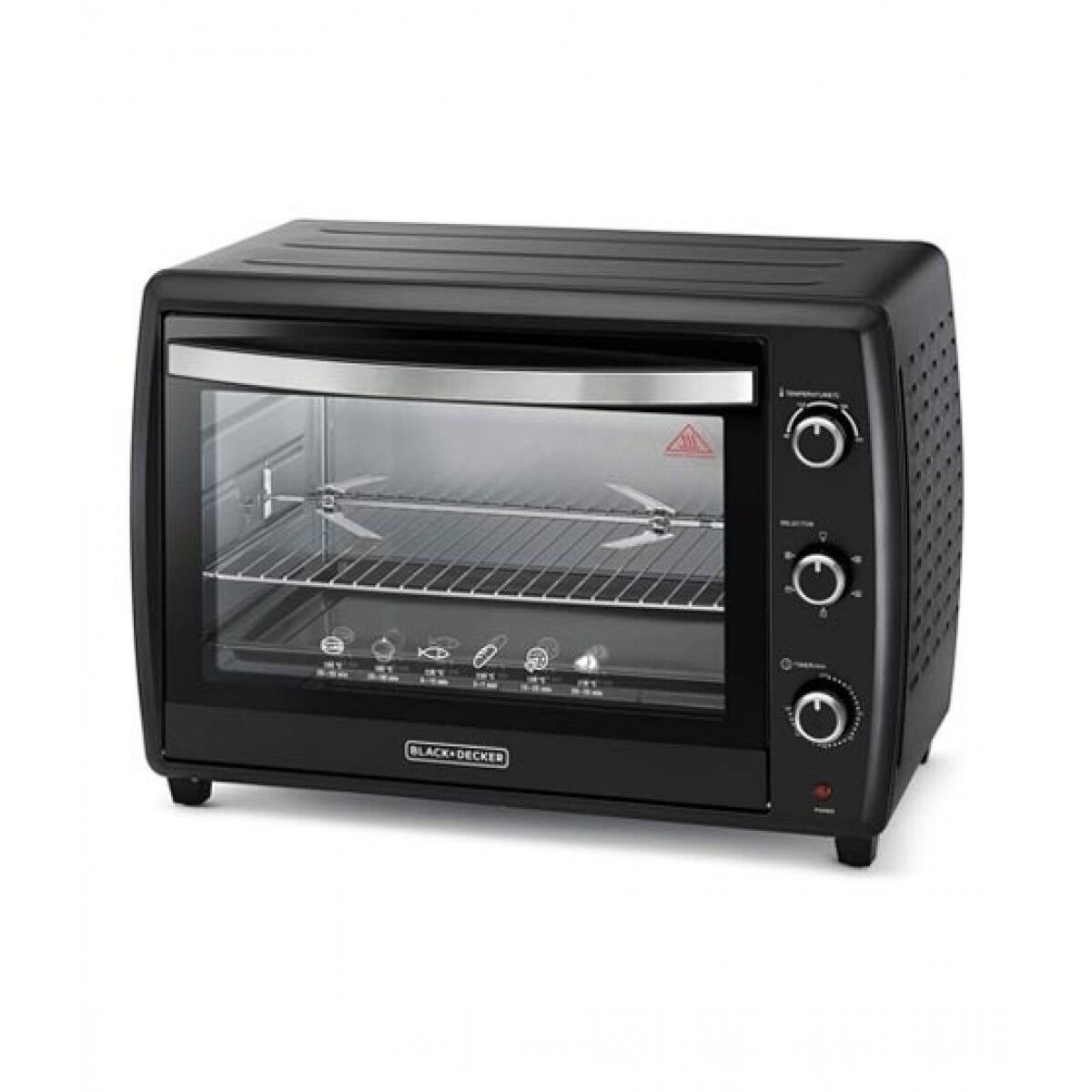 TRO70RDG Black & Decker Electric Oven Toaster 70Ltr 2200 Watt