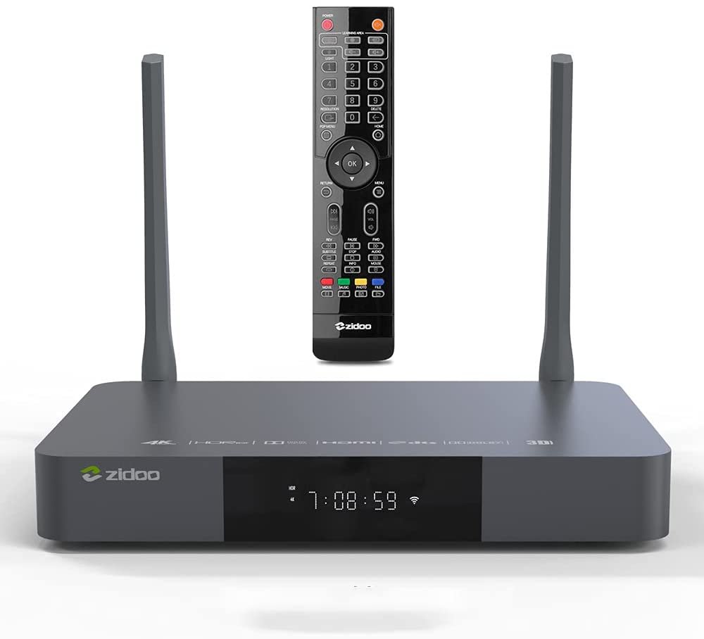 Z9X Zidoo 4K HDDR Media Player 4K 1080P Android Box