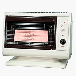 RH-804B Canon Gas Heater 2Plates Regulator Safety Auto ignition Beige