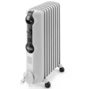 TRRS0920 Delonghi Oil Radiator Heater 9 Fins Radias 2000W White