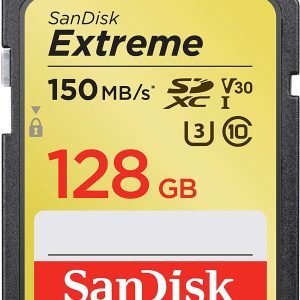 SanDisk 128GB 150 MB/s Extreme UHS-I SDXC Memory Card