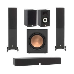 JBL Home Theater 5.1Ch Stage A180 +A130 + A135C +R-120SWi Klipsch
